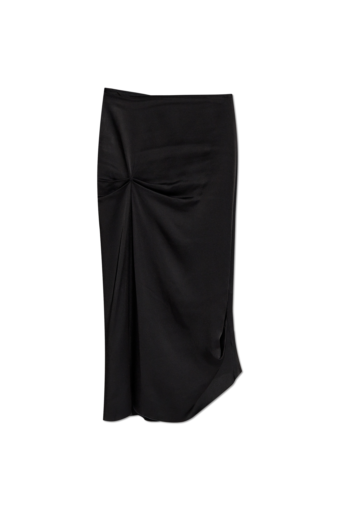 ワンピース VICTORIA BECKHAM Women Mid Skirts 1120WDR000825A Black Fold Shoulder Detail Dress In Midnight | Designer Dresses